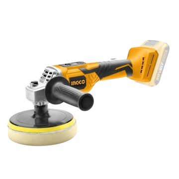 Imagen de Lustra pulidora 150mm Ingco a bat. 20v - Ynter Industrial