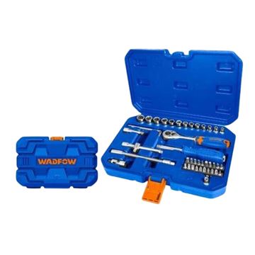Imagen de Set 45 Pcs Dados Y Crique 1/4 Wadfow - Ynter Industrial