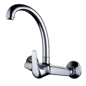 Imagen de Monocomando cocina pico alto Wico 40 cm pared 20cm - Ynter Industrial
