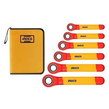 Imagen de Set Aislado 6 Llave Crique Estriada Ingco - Ynter Industrial