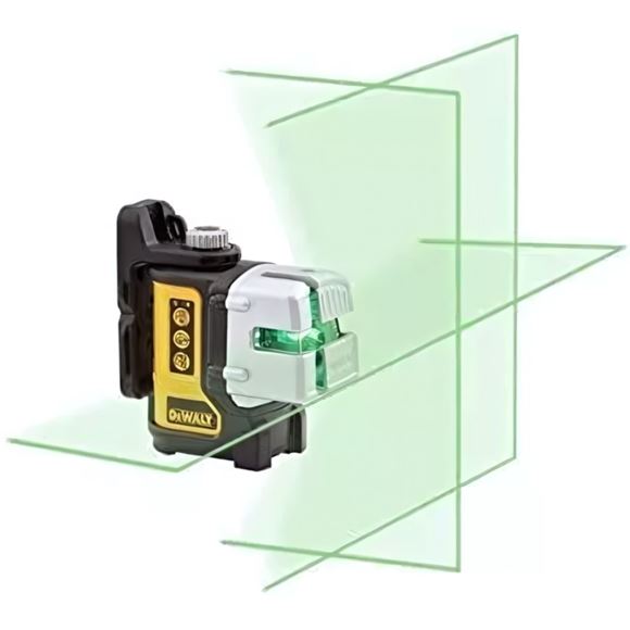 Imagen de Nivel láser Dewalt autoniv. 60M 3 lineas verdes - Ynter Industrial
