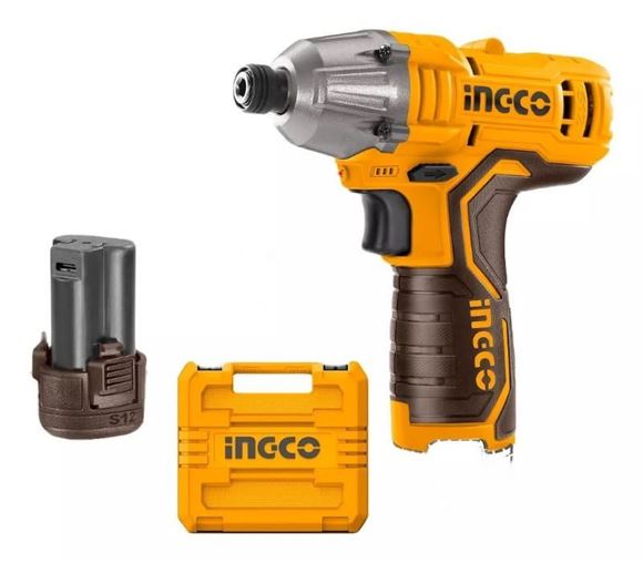 Imagen de Atornillador De Impacto C/2Bat 1.5Ah 12V Ingco - Ynter