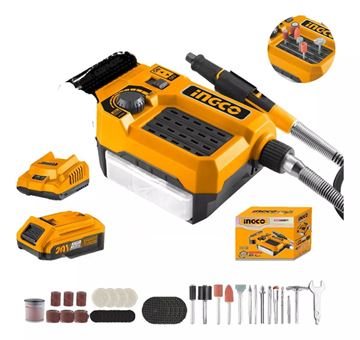 Imagen de MINITORNO A BATERIA 20V P20S + 40 ACC INGCO - Ynter