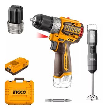 Imagen de Combo Atornillador 16v Bat +mixer INGCO - Ynter