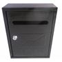 Imagen de Buzon Buzonera Metalica Cartas 22 X 26CM Negro - Ynter Industrial