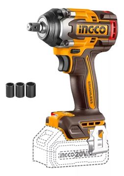 Imagen de Llave De Impacto 1/2" S/Bat Ingco 20V Brushless - Ynter