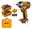 Imagen de Llave De Impacto 1/2" C/2Bat 4Ah Ingco 20V Brushless - Ynter