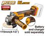 Imagen de Amoladora 4 1/2" S/Bat Ingco 20V Brushless - Ynter Industrial