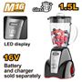Imagen de LICUADORA 1.5LT A BATERIA 16V LED DISPLAY INGCO - Ynter