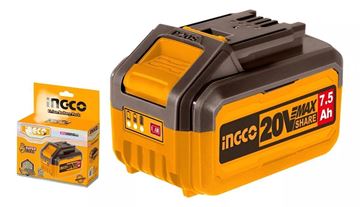 Imagen de BATERIA LITIO 7.5 AH 20 VOLT INGCO - Ynter Industrial