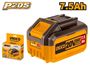 Imagen de BATERIA LITIO 7.5 AH 20 VOLT INGCO - Ynter Industrial