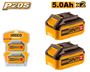 Imagen de SET X 2 BATERIAS 5 AH COSLI240464 INGCO - Ynter Industrial