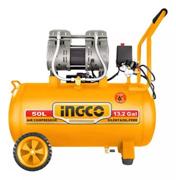 Imagen de COMPRESOR 50LT LIBRE DE ACEITE BAJO RUIDO INGCO - Ynter