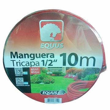 Imagen de Manguera de Jardín Equus 10m Tricapa 1/2" - Ynter