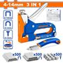 Imagen de ENGRAMPADORA MANUAL 3 EN 1 SET C GRAMPAS Y CLAVOS WADFOW - Ynter