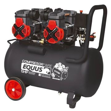 Imagen de Compresor Sin Aceite Silencioso 5 HP 100L Equus - Ynter Industrial