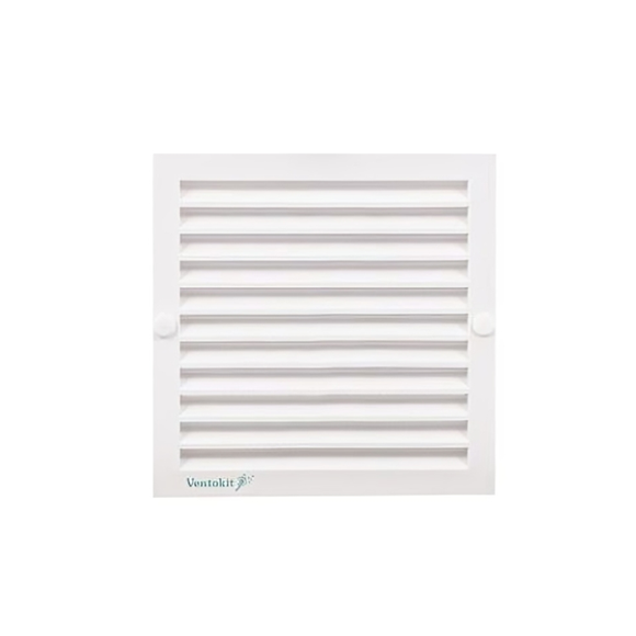 Imagen de Rejilla tapa para ventilación fija c/red anti insectos 12x12