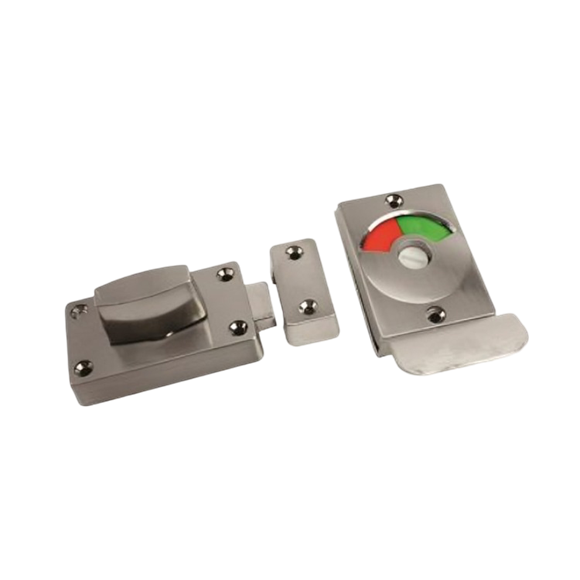 Imagen de Pasador Puerta De Baño Rojo/Verde C/ Manija - Ynter Industrial