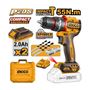 Imagen de Taladro C/ Percutor C/2Bat 2Ah Ingco 20V Brushless - Ynter