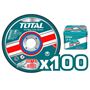 Imagen de Set 100 Discos Corte Metal Para Amoladora Total- Ynter Industrial