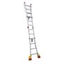 Imagen de Escalera phenomena Italiana Aluminio Convertible 5+5 - Ynter Industrial