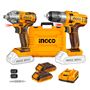 Imagen de Set Llave Impacto Y Atornillador 20V Bat P20S Ingco - Ynter Industrial