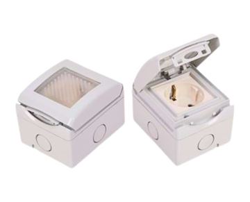 Imagen de CAJA EXTERIOR C/ TOMA SCHUKO Y TAPA BETA - Ynter