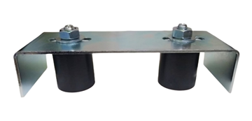 Imagen de Guia "U" Regulable C/ 2 Rodillos P/ Porton Corredizo - Ynter Industrial