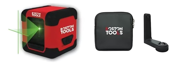 Imagen de Nivel Laser  Boston 30MTS Verde C/ Tripode TR65 - Ynter Industrial