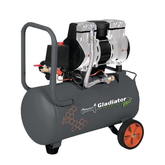 Imagen de Compresor Gladiator Pro 24Lts sin aceite  - Ynter Industrial