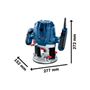 Imagen de Router Fresadora Bosch 1300W - Ynter Industrial