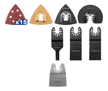 Imagen de Set 22 Accesorios P/ Sierra Multifuncion Wadfow - Ynter Industrial