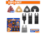 Imagen de Set 22 Accesorios P/ Sierra Multifuncion Wadfow - Ynter Industrial