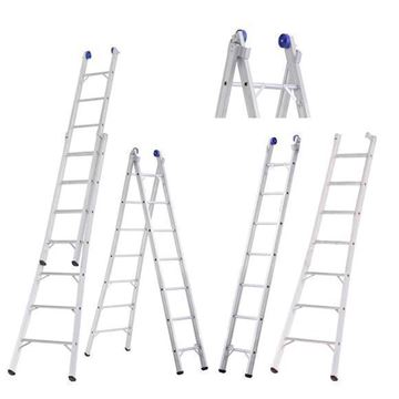 Imagen de Escalera Extensible 4.5m Convertible 2X9 Tijera/Colisa 18 esc - Ynter Industrial