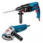 Imagen de ROTOMARTILLO BOSCH 800W GBH2-24D + AMOLADORA BOSCH 850W GWS850
