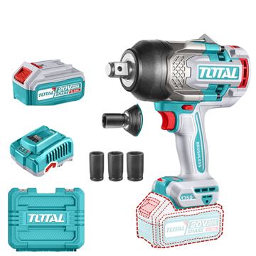 Imagen de Llave de impacto inalámbrica  20V ¾ 1350Nm 2 Bat 5Ah - Total