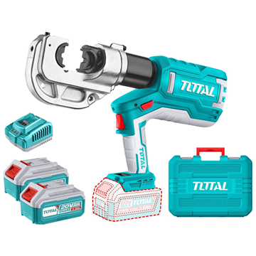 Imagen de Crimpeadora hidráulica 20V 2 baterías 5Ah y cargador 4Ah INDUSTRIAL