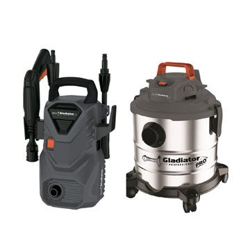 Imagen de Combo Hidrolavadora 1200W y Aspiradora 1200W Gladiator-Ynter