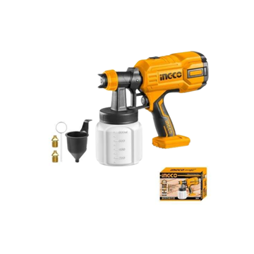 Imagen de Pistola Pintar 20V P20S A Bateria Ingco CSGLI2003 - Ynter Industrial