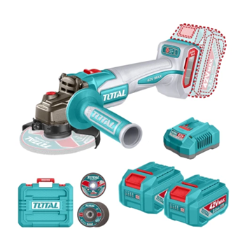 Imagen de Amoladora 4 1/2" C/2 Bat 2Ah 42V Total - Ynter