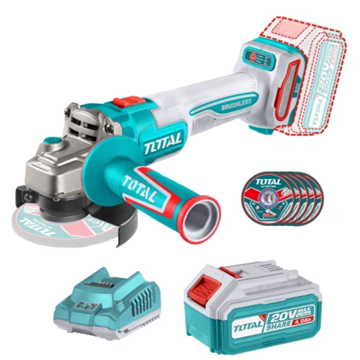 Imagen de Amoladora 4 1/2" C/Bat 4 Ah Total 20V - Ynter Industrial