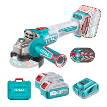 Imagen de Amoladora 4 1/2" C/2 Bat 4Ah Total - 20V - Ynter Industrial