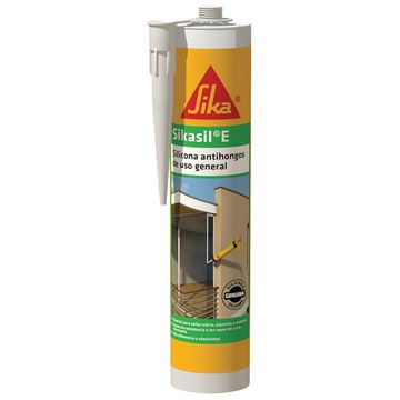 Imagen de Sellador de silicona ácida Sika-sil E 300cc - Ynter Industrial