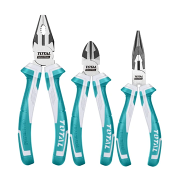 Imagen de Set De 3 Alicates/Pinzas Industrial Total - Ynter Industrial