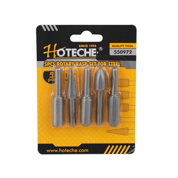 Imagen de Jgo Limas Fresas rotativas metal 5 Pzas 1/4 Hoteche - Ynter