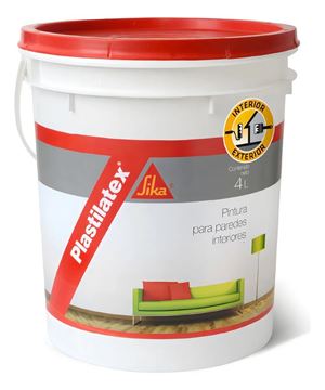 Imagen de Pintura P/pared Sika Plastilatex 4lt - Ynter