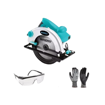Imagen de Sierra Circular Energy 1200 Watts+ Lentes+ Guantes- Ynter
