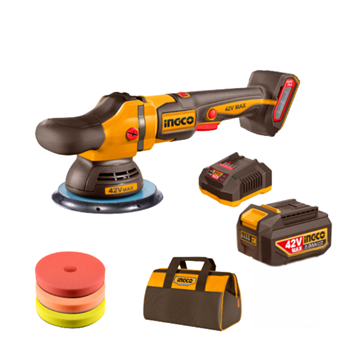 Imagen de Lustra Pulidora 150mm C/Bat 2Ah Ingco 42V Brushless - Ynter