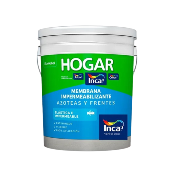 Imagen de Membrana Liquida Inca Hogar X 18LTS Blanco - Ynter