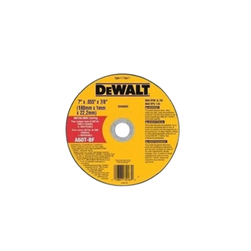 Imagen de Disco Dewalt Chato Cte Metal 180x1.6x22.2mm - Ynter